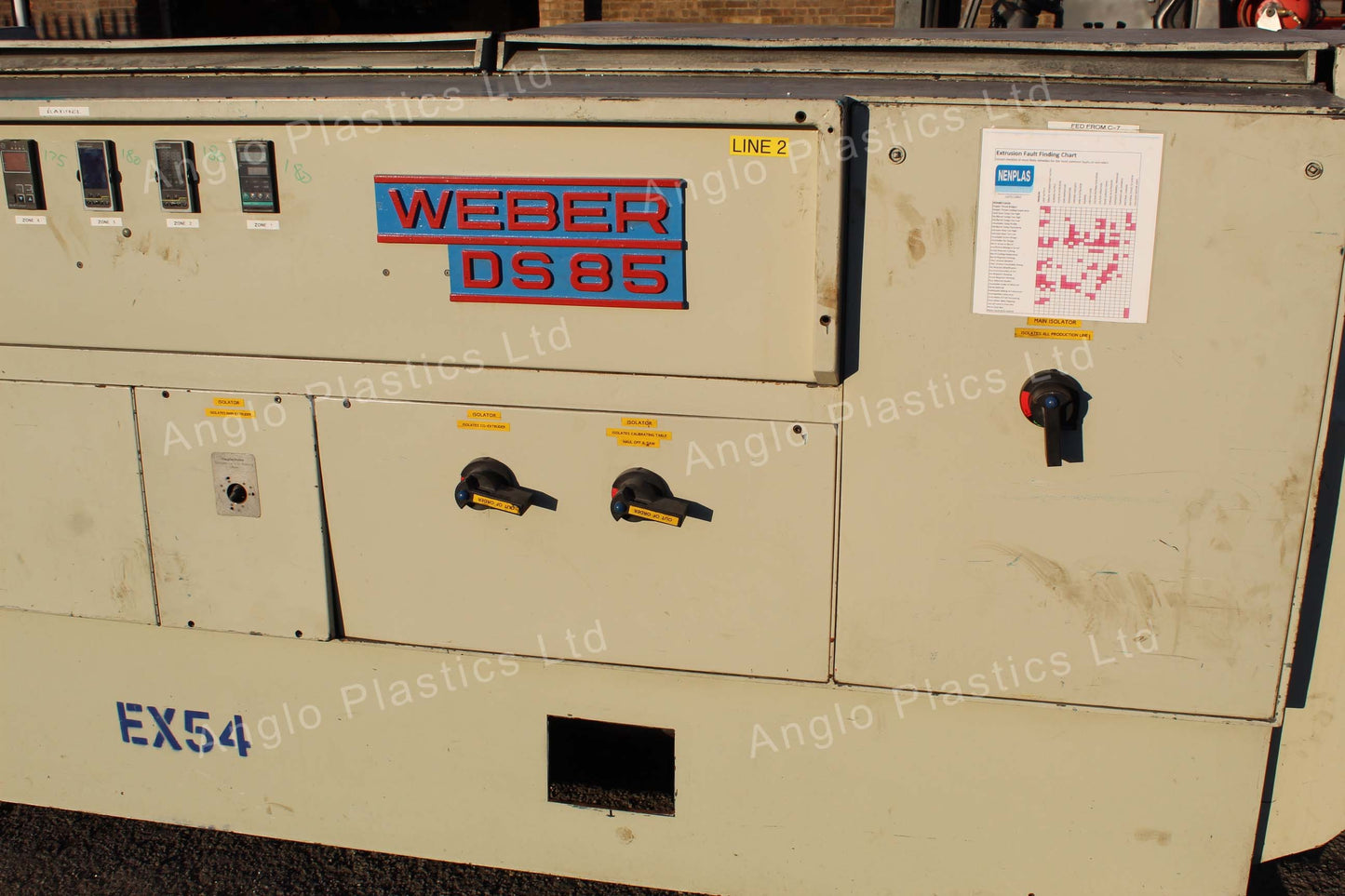 Weber DS88 Twin Screw extruder