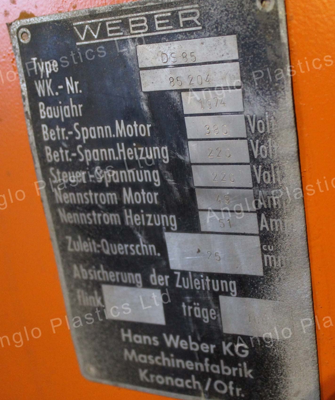 Weber DS88 Twin Screw extruder