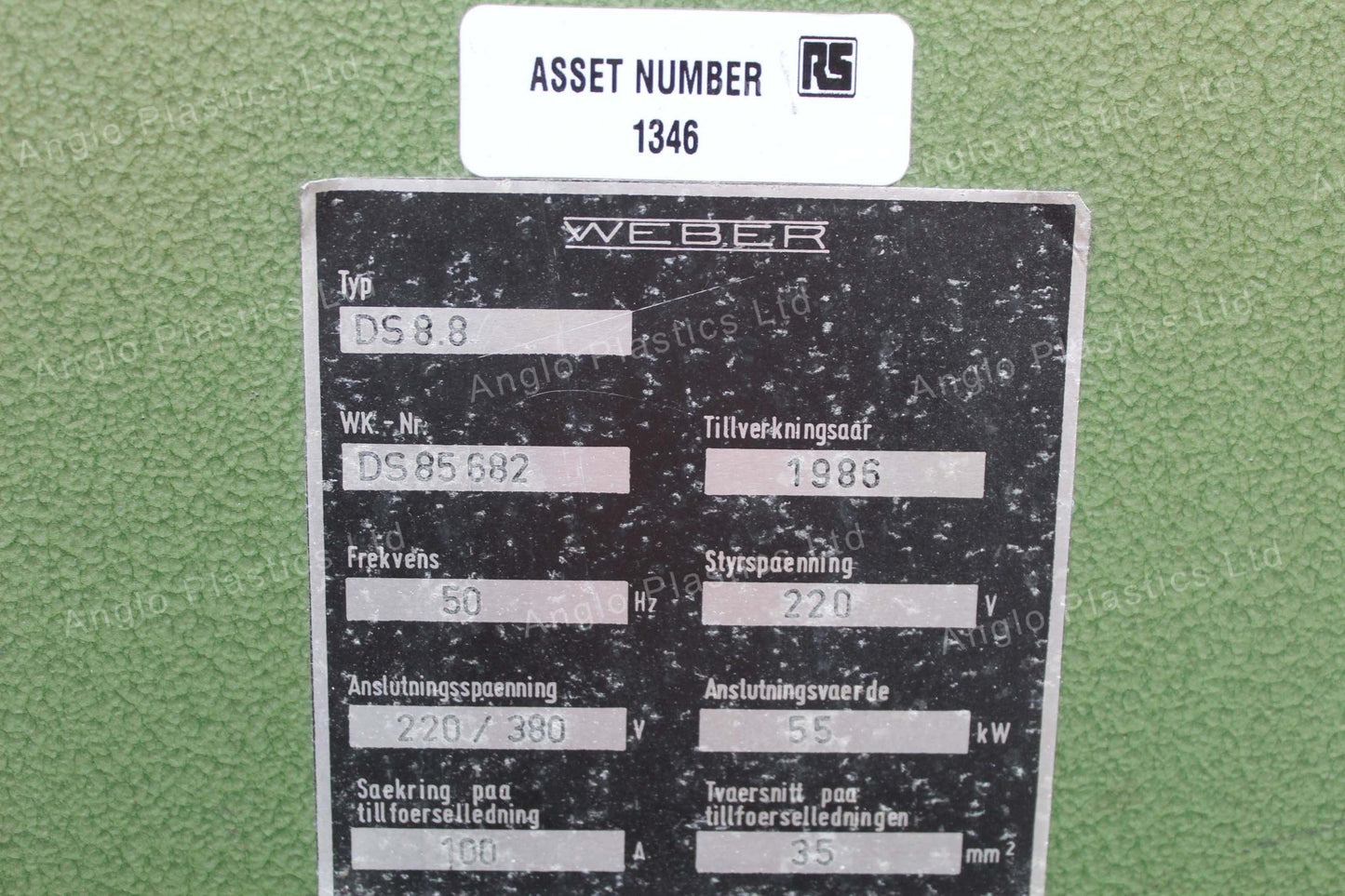 Weber DS88 Twin Screw Extruder